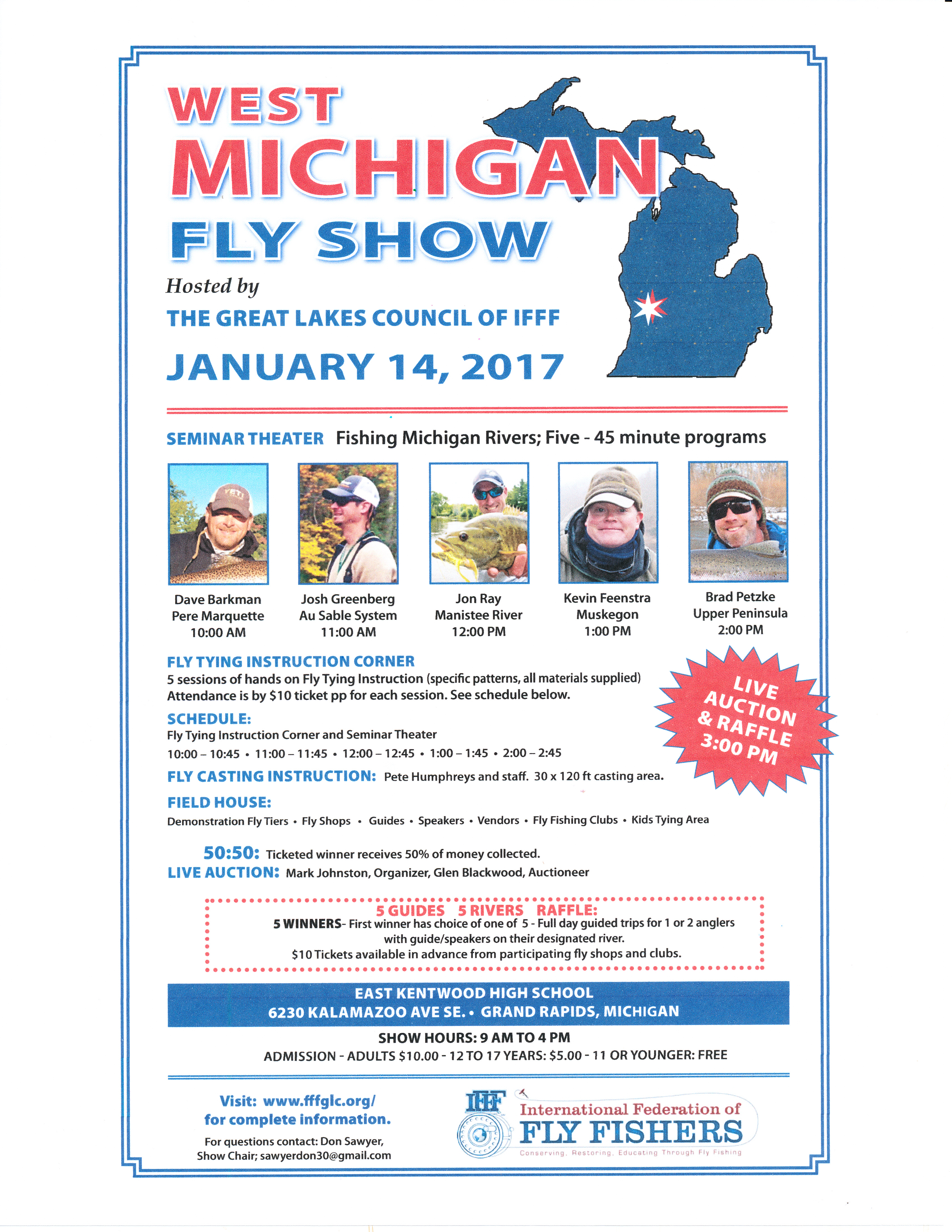 Stop by our booth @ West Michigan Fly Show, Saturday, Jan. 14