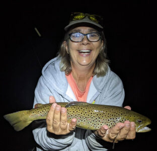 Women on the Water brown trout