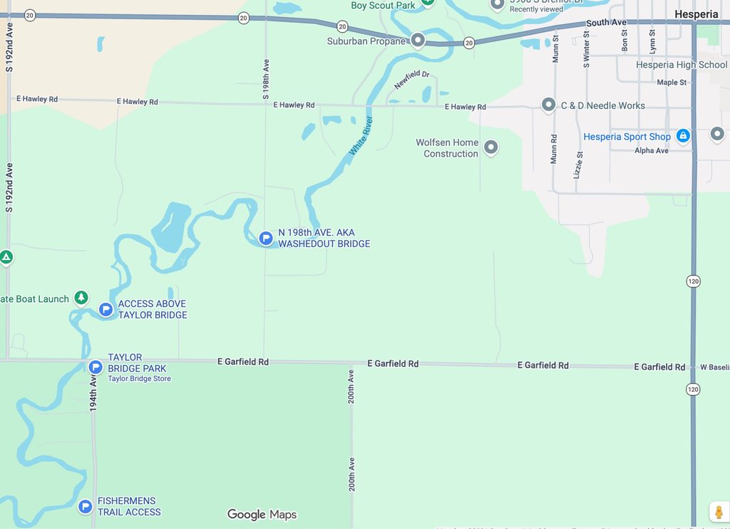 Map of White River