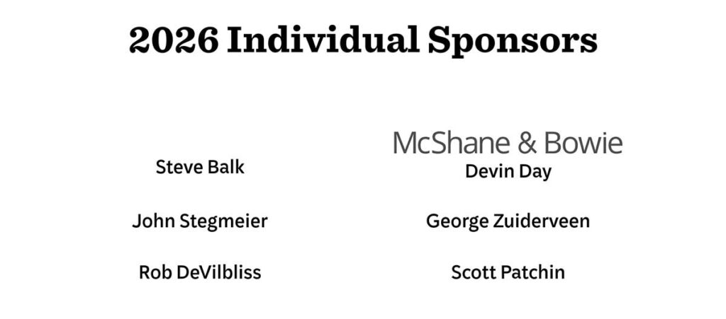 2026 Individual Sponsors